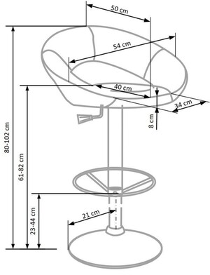 Bāra krēsls ID-15470