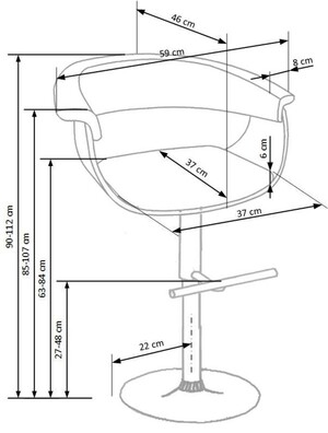 Bāra krēsls ID-15486