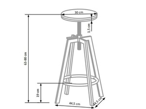 Bāra krēsls ID-15517
