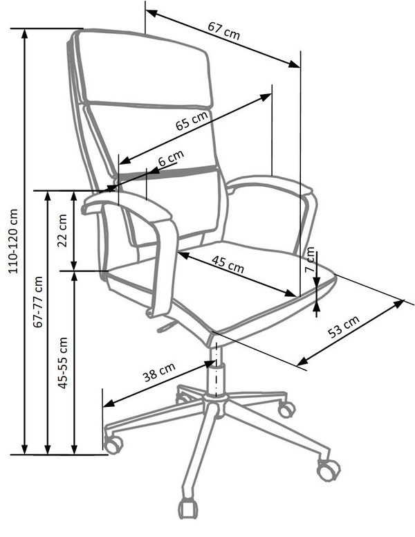 Компютерний стул ID-15600