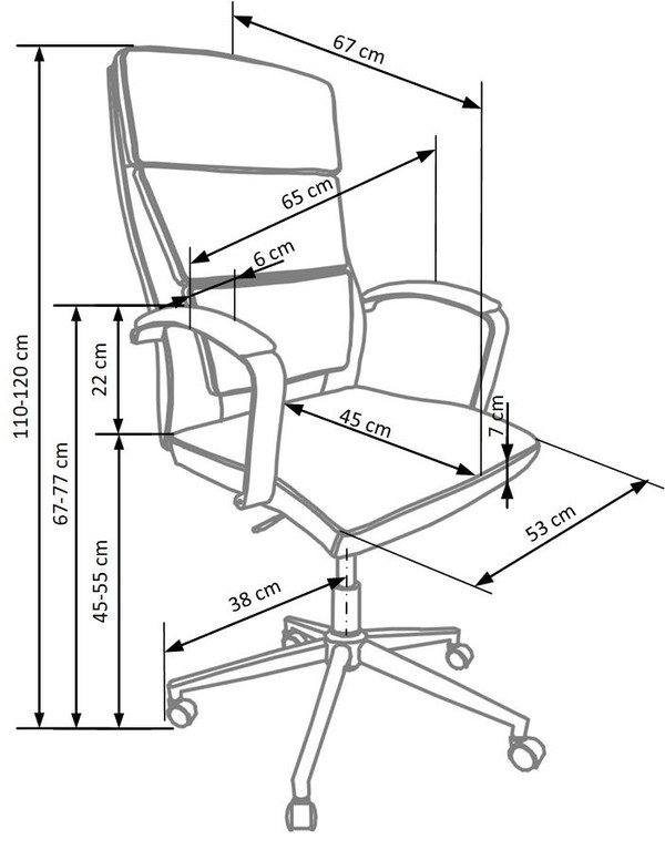 Datorkrēsls ID-15600