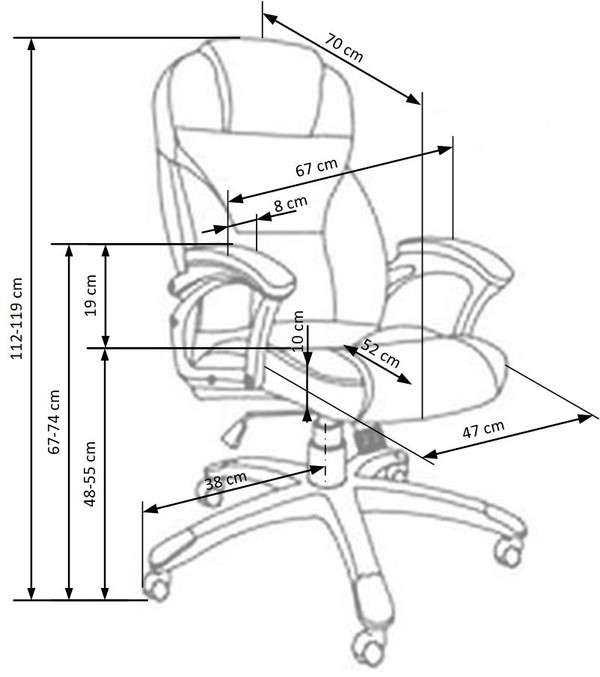 Datorkrēsls ID-15618