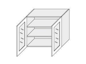 Верхний витринный шкафчик Tivoli W3S/90