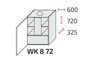 Augšējais skapītis tvaika nosūcējam Florence WK8/72 L