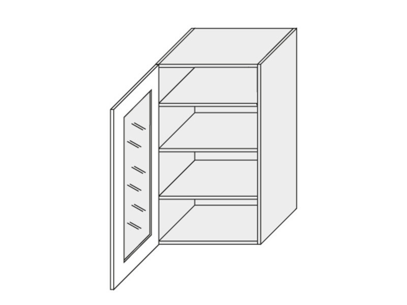 Wall showcase cabinet Tivoli W4S/50