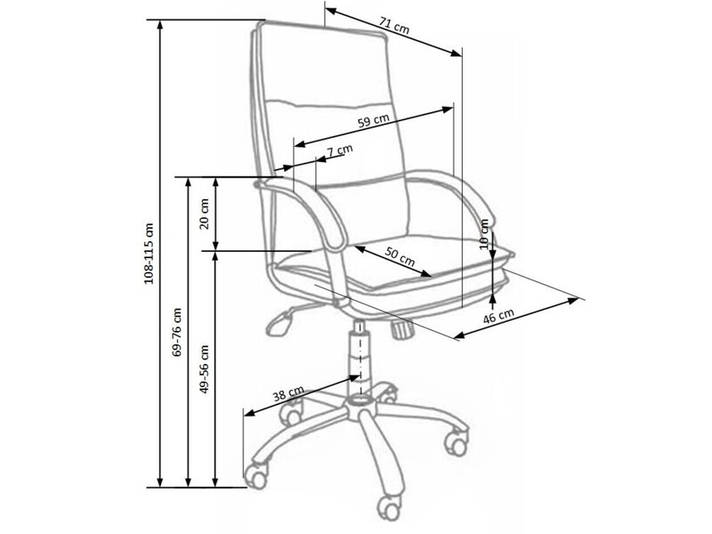 Datorkrēsls ID-15990