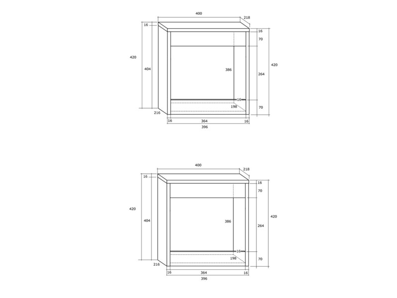 Wall mounted shelf ID-16042