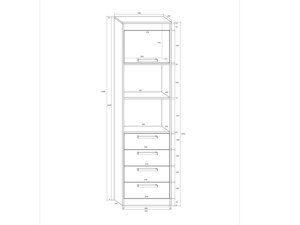 Shelf with doors ID-16050