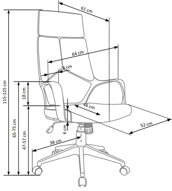 Datorkrēsls ID-16155