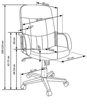 Datorkrēsls ID-16164