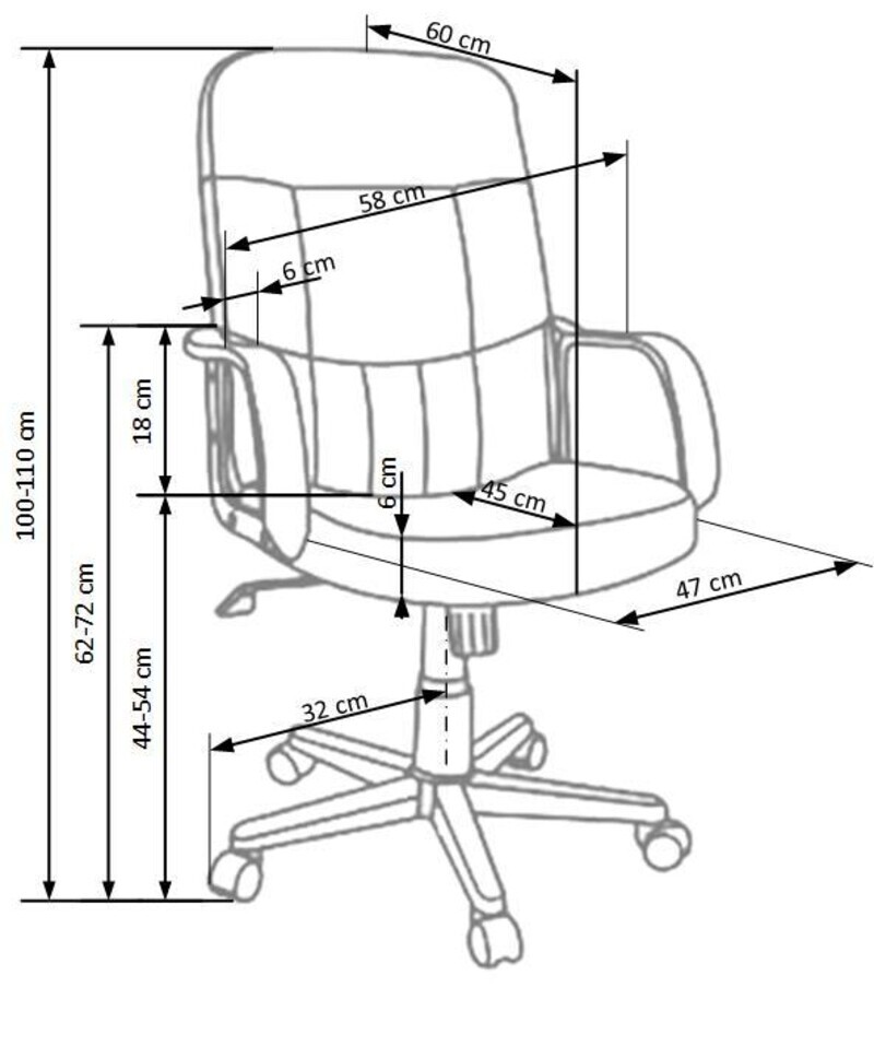 Datorkrēsls ID-16164