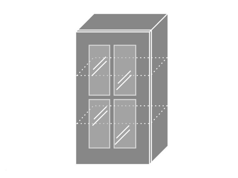 Wall showcase cabinet Pescara W2S/40