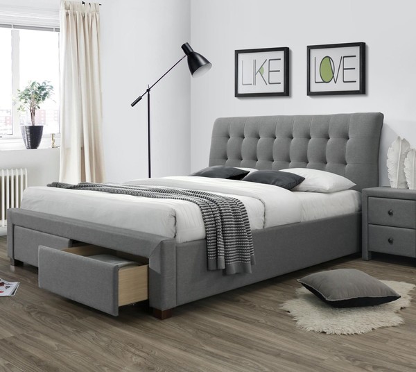 Bed with slatted base ID-16728