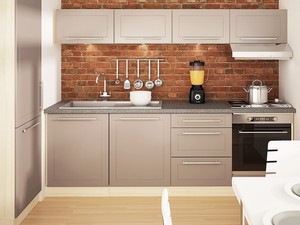 Virtuves komplekts Beige mat 240 cm /60 cm