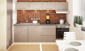 Virtuves komplekts Beige mat 240 cm /60 cm