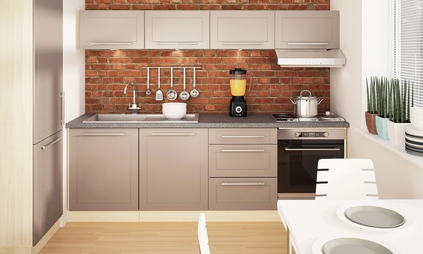 Virtuves komplekts Beige mat 240 cm /60 cm