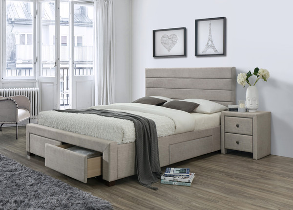 Bed with slatted base ID-16754
