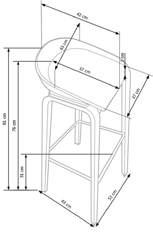 Bāra krēsls ID-16818