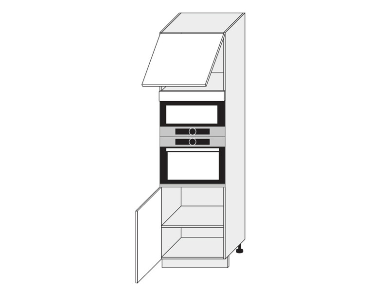 Шкаф для духовки и микроволновой печи Quantum Mint D14/RU/60/207
