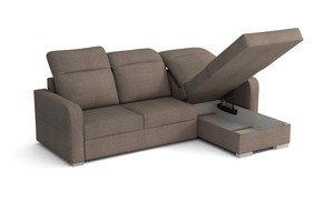 Extendable corner sofa bed Faro L/P