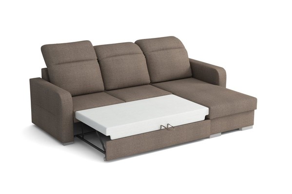 Extendable corner sofa bed Faro L/P