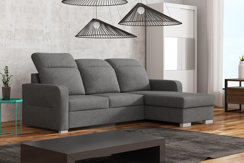 Extendable corner sofa bed Faro L/P