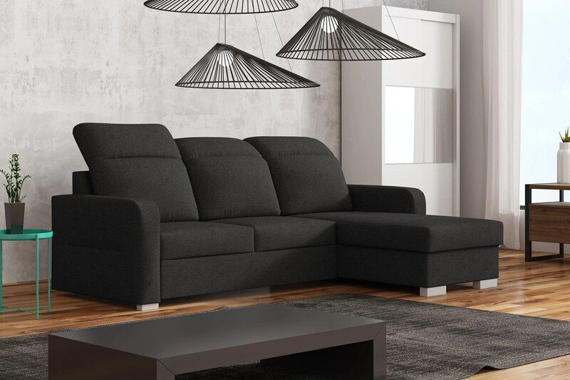 Extendable corner sofa bed Faro L/P
