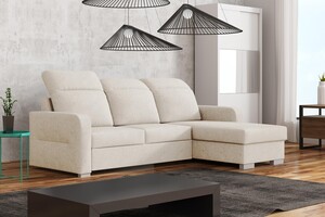 Extendable corner sofa bed Faro L/P