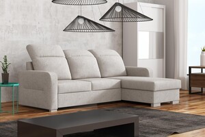 Extendable corner sofa bed Faro L/P