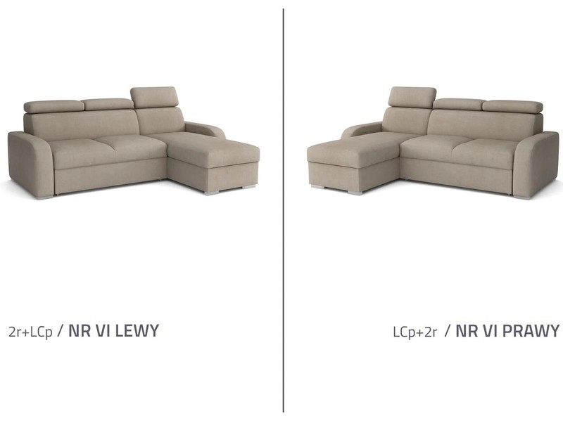 Stūra dīvāns izvelkams Dave 2r+LC L/P