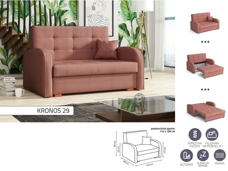 Dīvāns Rodeo II Gold