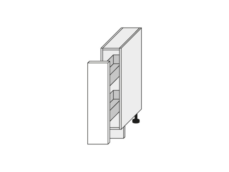 Base cabinet Emporium Grey Stone Light D/15+cargo L