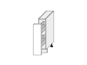 Base cabinet Emporium Grey Stone D/15+cargo L