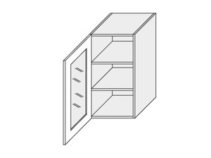Wall showcase cabinet Bari W2S/40