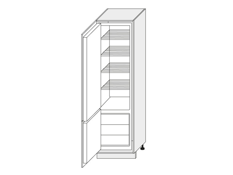 Cabinet for built-in fridge Bari D14DL/60/2017