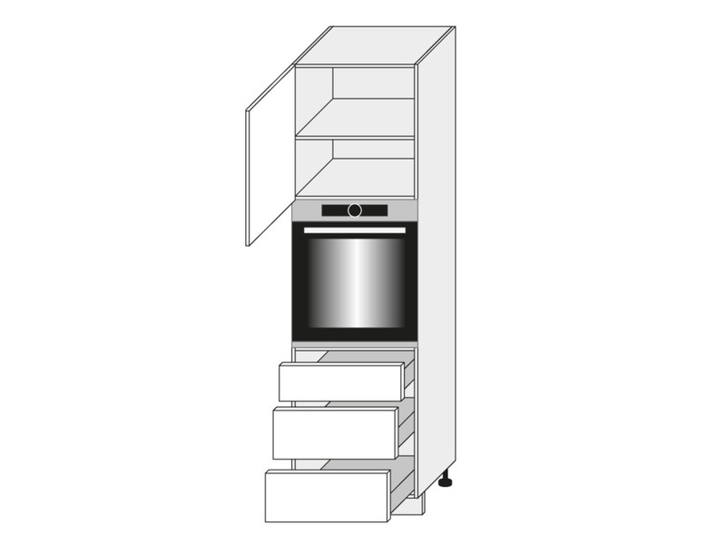 Шкаф для духовки Bari D14/RU/3M