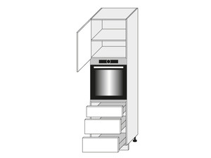 Шкаф для духовки Bari D14/RU/3A