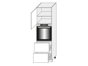 Шкаф для духовки Bari D14/RU/2M 356