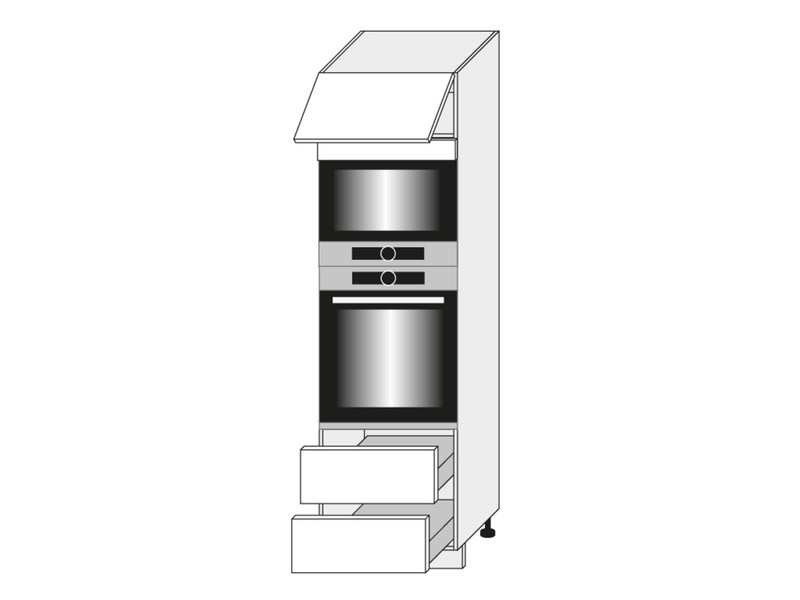 Шкаф для духовки и микроволновой печи Bari D14/RU/2A 284