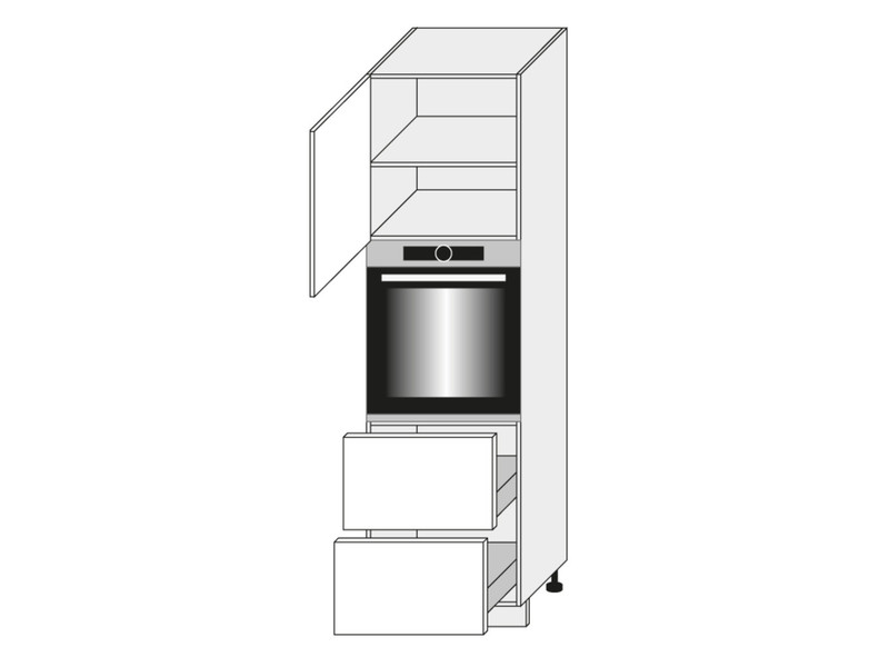 Cabinet for oven Quantum Dust grey D14/RU/2M 356