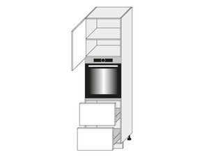 Cabinet for oven Quantum Dust grey D14/RU/2A 356