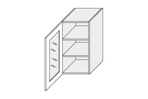 Wall showcase cabinet Amaro W2S/40
