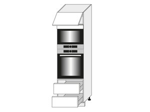 Шкаф для духовки и микроволновой печи Amaro D14/RU/2R 284