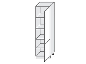 Skapis ar plauktiem Napoli D14/DP/60/207 P