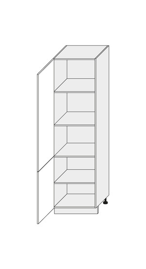 Skapis ar plauktiem Napoli D14/DP/60/207 L