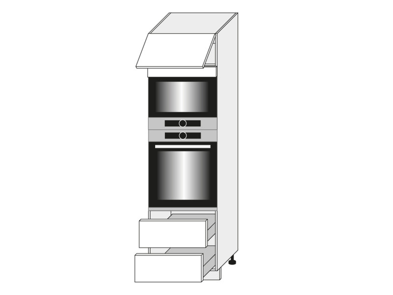 Шкаф для духовки и микроволновой печи Napoli D14/RU/2M 284