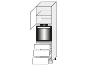 Шкаф для духовки Amaro D14/RU/3M