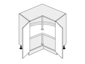Base corner cabinet Amaro D12/90