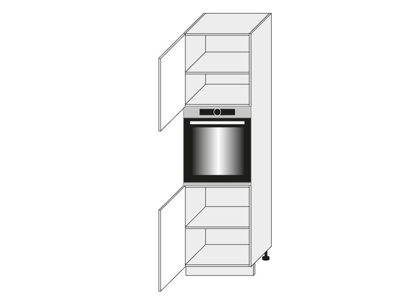 Skapis cepeškrāsnij Malmo D14/RU/2D
