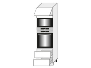 Cabinet for oven and microwave oven Malmo D14/RU/2M 284